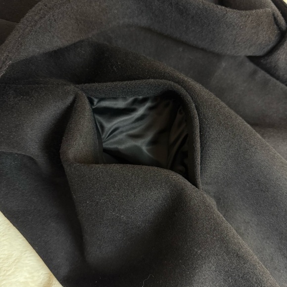 Sam Edelman Women’s Black Belted Wrap Wool-Blend Coat - Sz 12, NWT - Picture 10 of 16